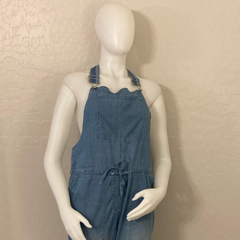 Belinda Blue Chambray Overalls Medium - Picture 9 of 14